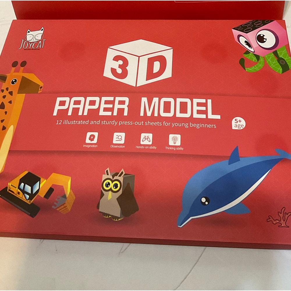 3 D paper design sheets